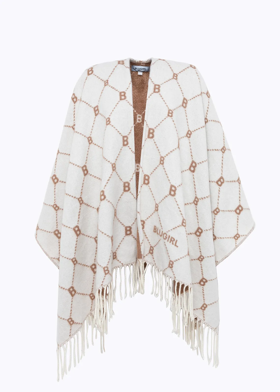 PONCHO WITH ALL-OVER LOGO
