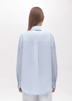 POPLIN SHIRT WITH NECKLACE