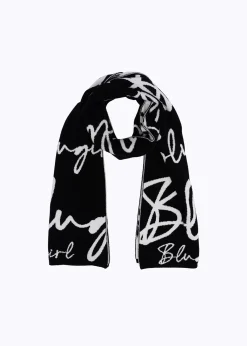 SCARF AND HAT WITH LOGO PRINT