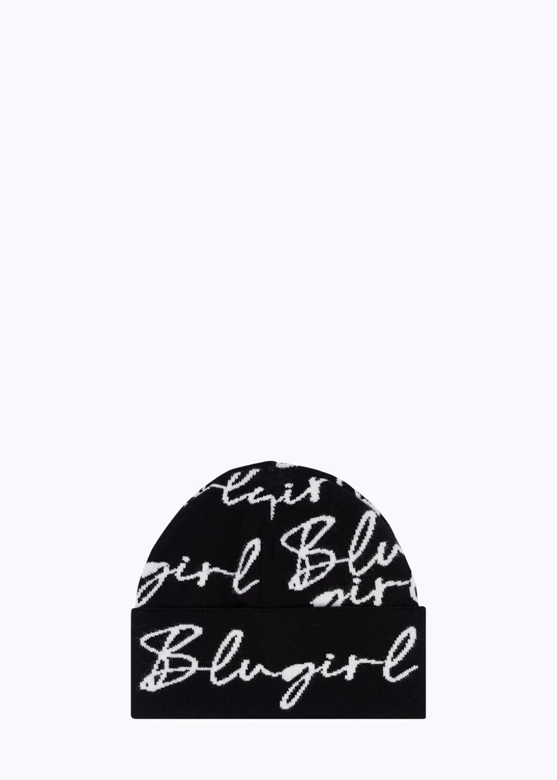 SCARF AND HAT WITH LOGO PRINT