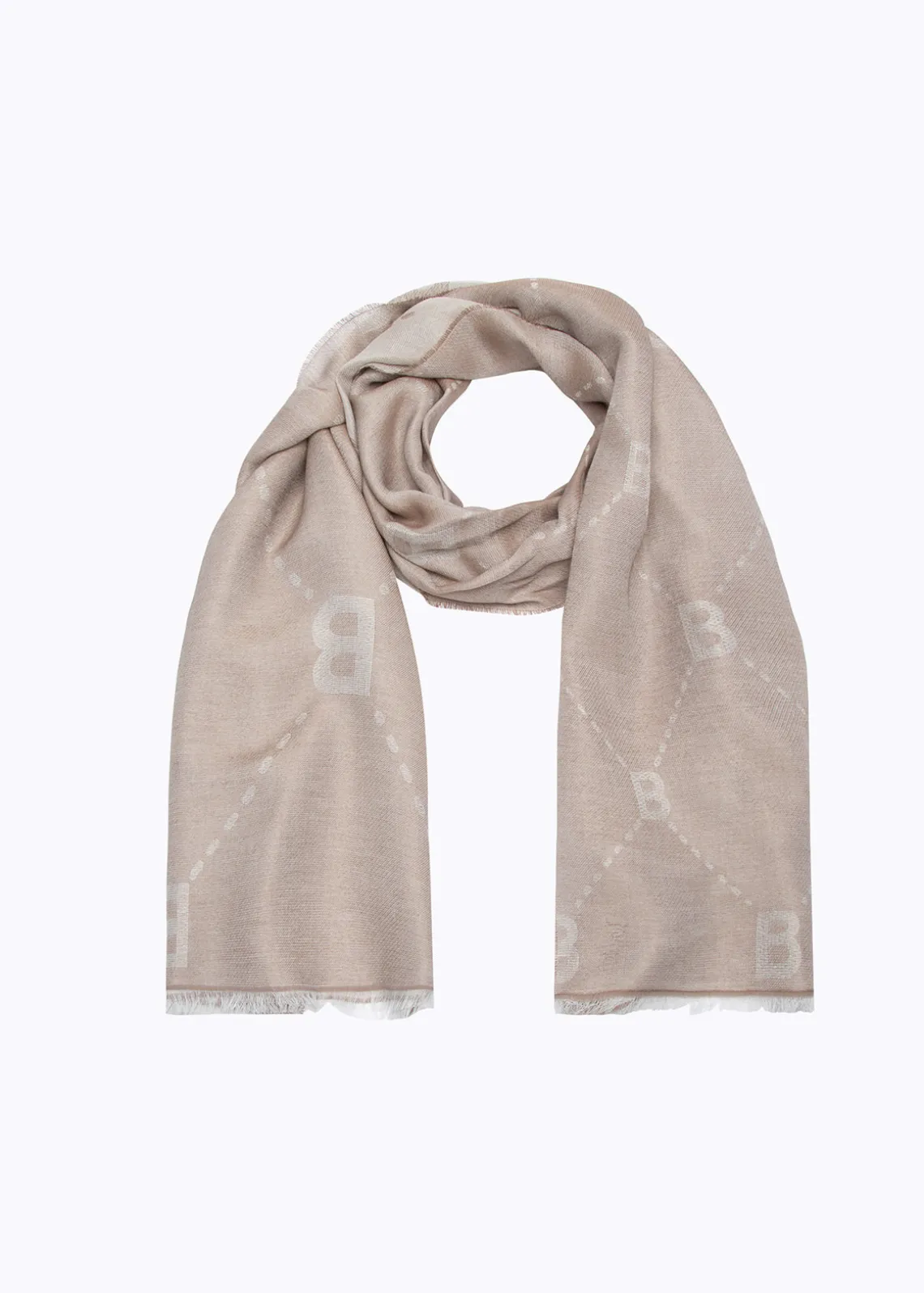 SCARF WITH ALL-OVER LOGO