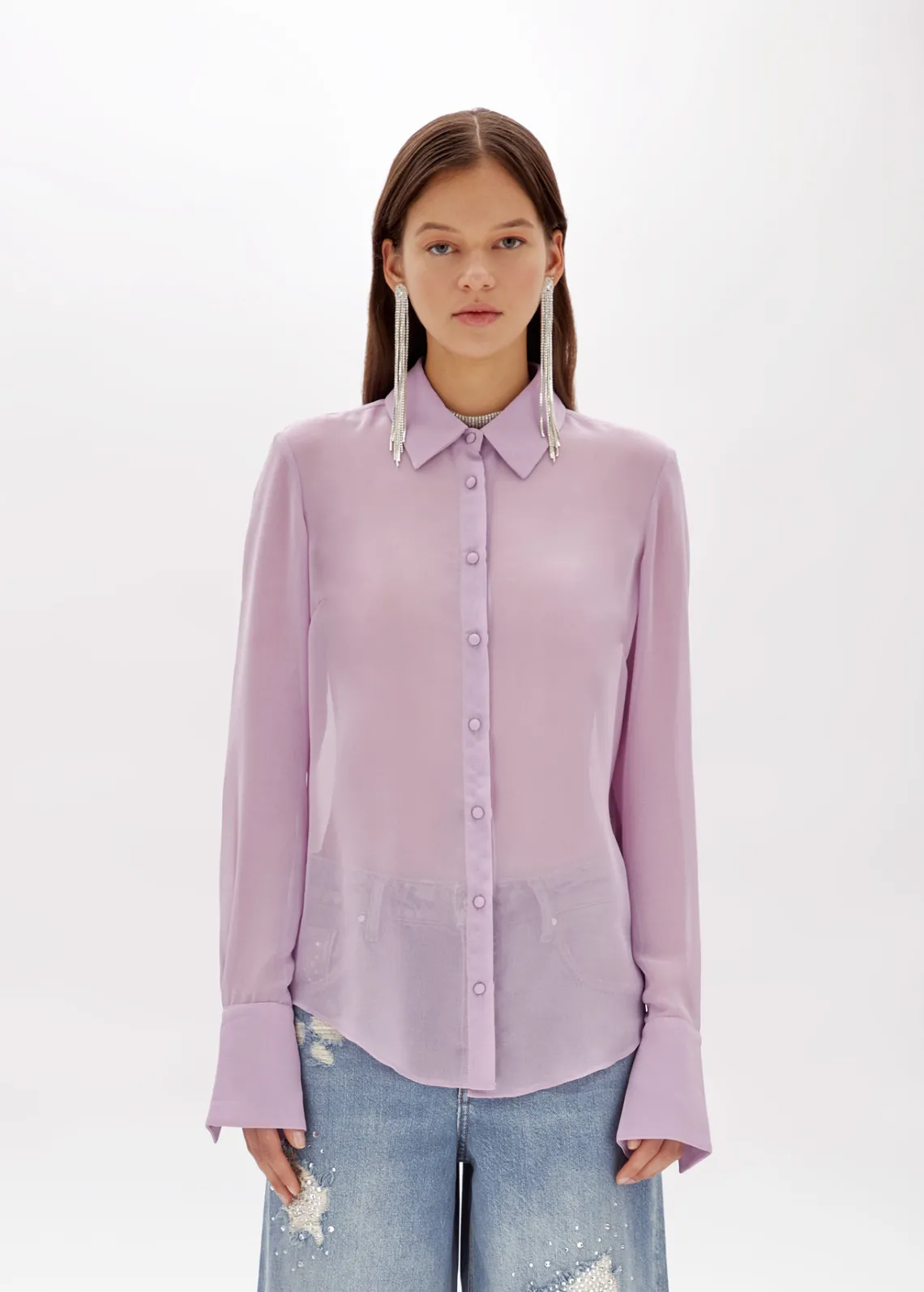 Shirt in georgette