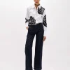 SHIRT IN ROSE PRINT POPLIN
