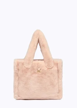 SHOPPER BAG IN FAUX FUR