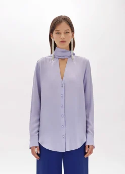 Silk crêpe de Chine shirt