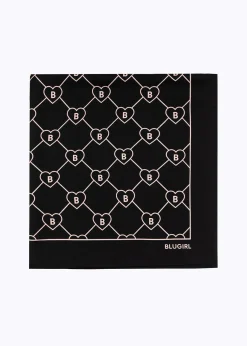 SILK SCARF WITH LOGO