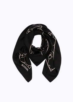 SILK SCARF WITH LOGO