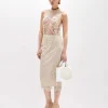 SLIM LACE TOP WITH EMBROIDERY