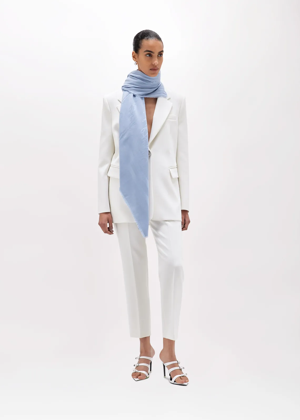 STOLE WITH JACQUARD LOGO