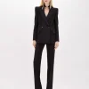 Stretch crêpe oversized jacket
