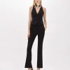 Stretch crêpe vest