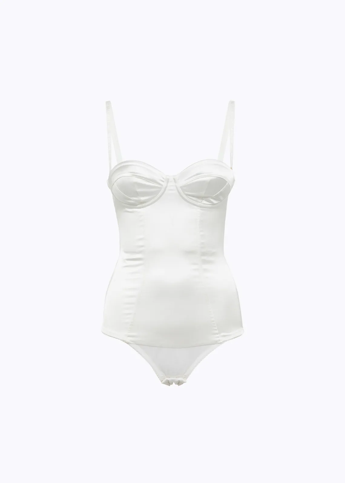 Stretch satin Bodysuit