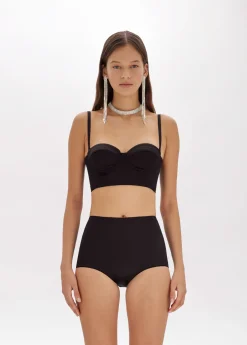 Stretch satin Bralette