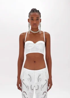 Stretch satin Bralette