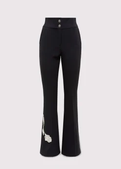 TROUSERS IN STRETCH CRÊPE