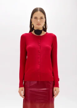 VISCOSE BLEND CARDIGAN
