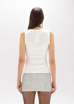 VISCOSE BLEND KNIT TOP