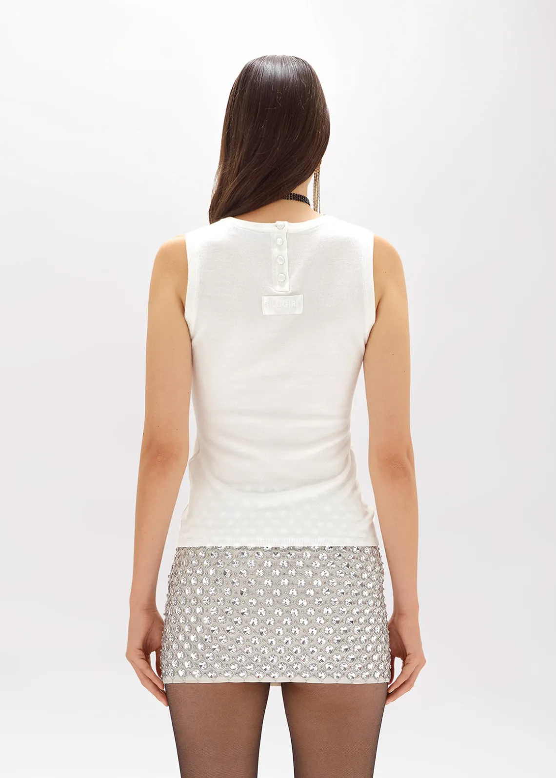 VISCOSE BLEND KNIT TOP