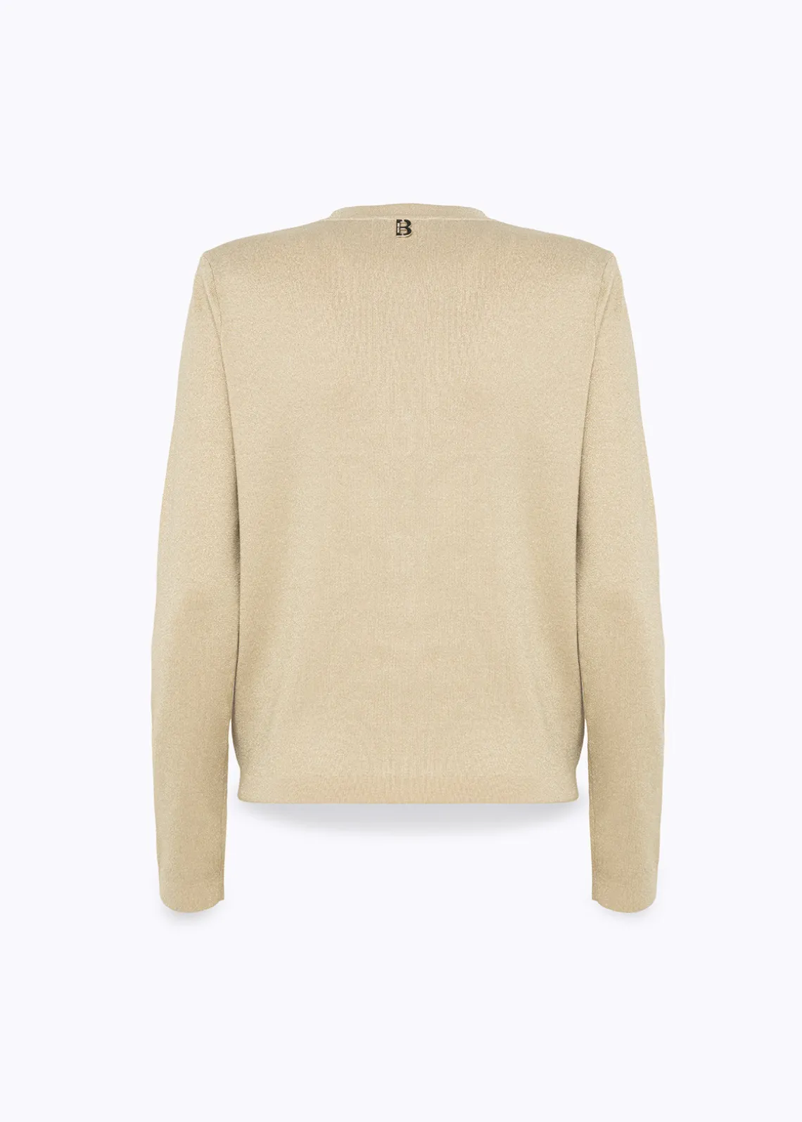 VISCOSE CARDIGAN WITH LUREX DETAILS